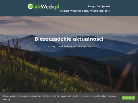 Clickweek.pl domki w Bieszczadach