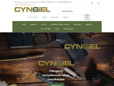 Cyngiel.com.pl sklep z bronią i amunicją