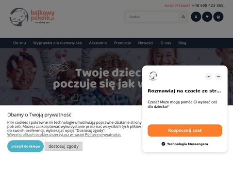 Bajkowypokoik.pl - pościele dla dzieci