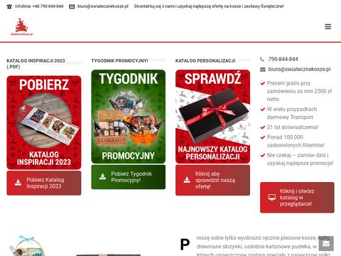 Swiatecznekosze.pl zestawy upominkowe dla firm