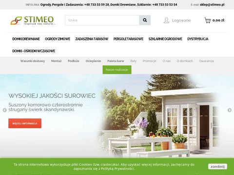 Stimeo - sprzedaż domków ogrodowych