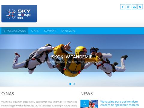 Skydiveblog.pl skoki spadochronowe