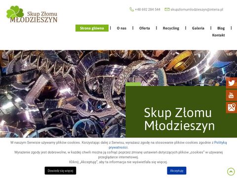 Skupzlomumlodzieszyn.pl metali kolorowych