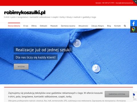 Robimykoszulki.pl - drukowanie koszulek