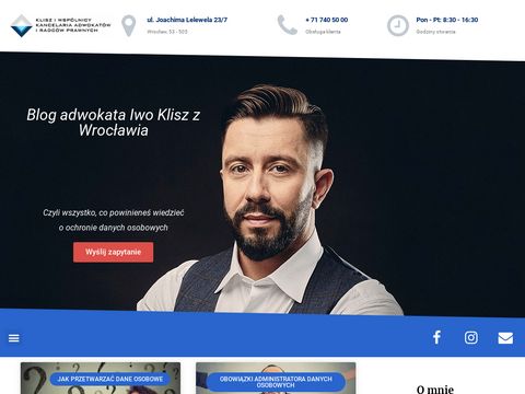 Przetwarzanie-danych-osobowych.pl blog adwokata