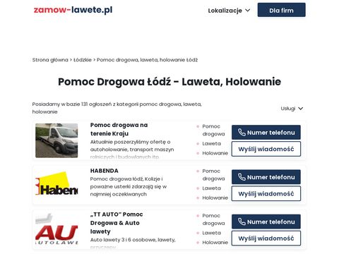 Pomoc-drogowa-24.pl Łódź