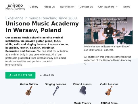 Musicacademy.pl - lekcje gry Warszawa