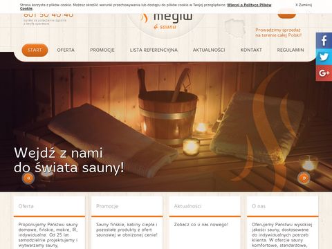 Megiw4sauna.pl producent saun