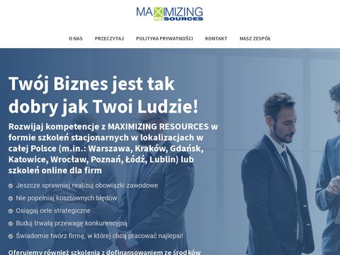 Maxres.pl szkolenia Excel Kraków