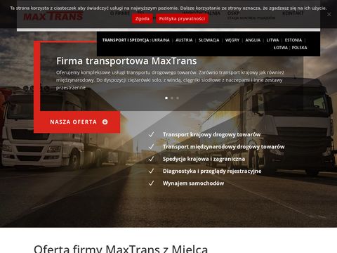 Maxtrans.com.pl wypożyczalnia samochodów