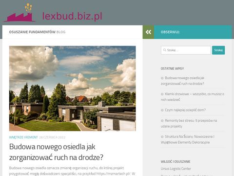Lexbud.biz.pl - osuszanie budynków