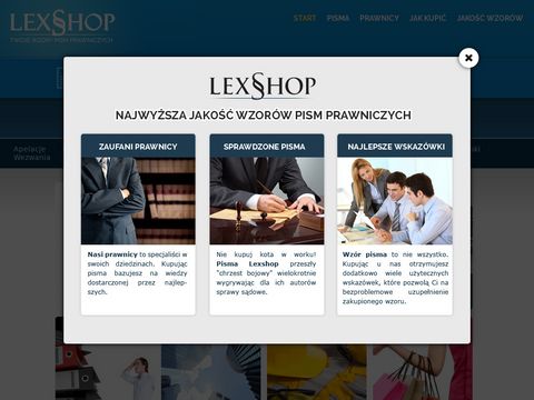 LexShop twoje wzory pism prawniczych