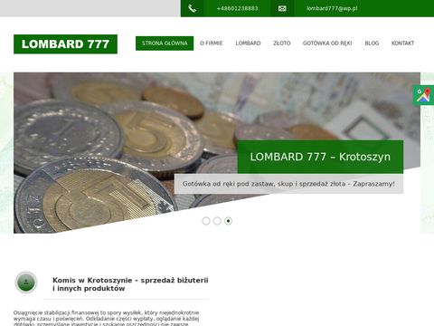 Lombard777.pl złoto skup Krotoszyn