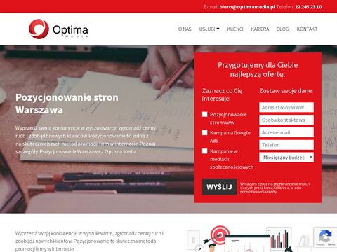 Optimamedia.pl marketing szeptany agencja