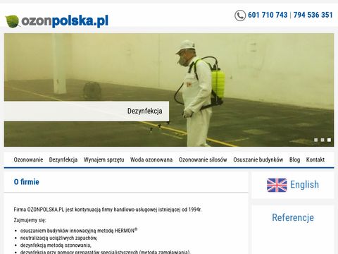 Ozonpolska.pl - usuwanie zapachu