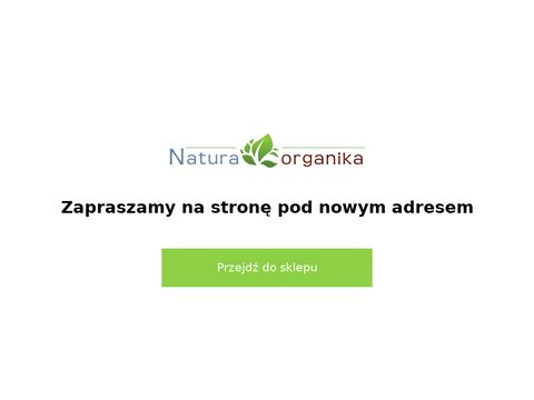 Naturaorganika.pl twój eko sklep