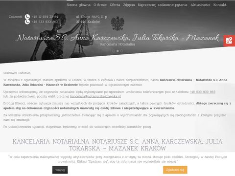 Anna Karczewska notariusze Kraków