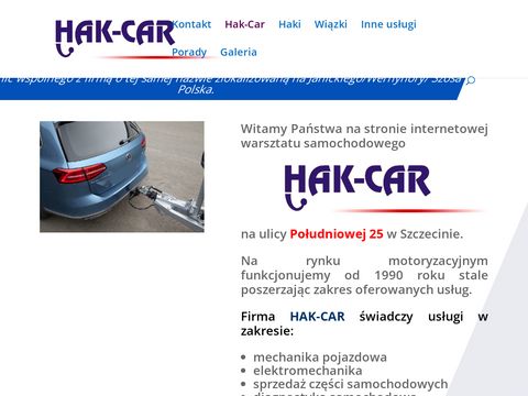 Hak-Car sprzedaż haków Szczecin