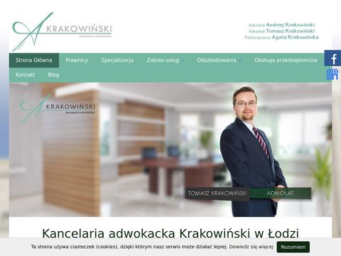 Krakowinski.pl odszkodowania Łódź