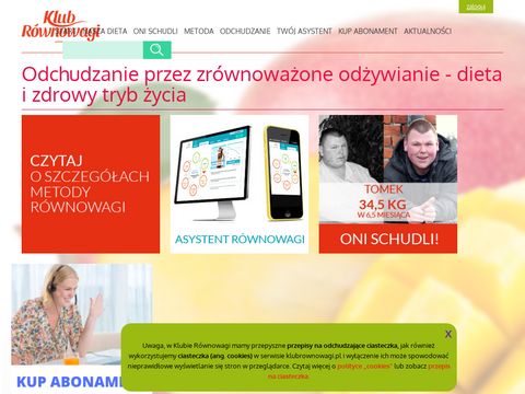 Klubrownowagi.pl zdrowe odchudzanie