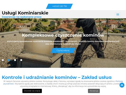 Kominiarz.biz.pl czyszczenie kominów