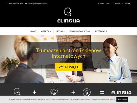 Elingua.com.pl tłumaczenia stron internetowych