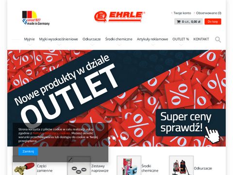 Ehrle.sklep.pl myjnie samoobsługowe