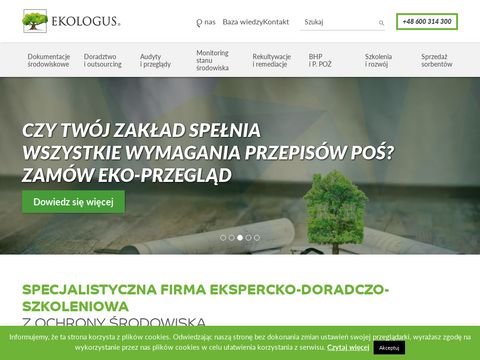 Ekologus.pl - doradztwo środowiskowe