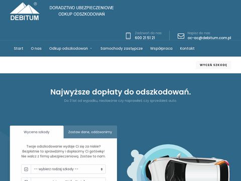 Debitum.com.pl skup odszkodowań
