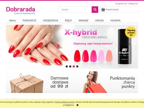 Dobrarada.com.pl ozdoby do paznokci, żele hybrydowe