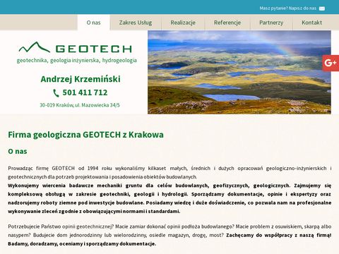 Geotech odbiory geologiczne Kraków