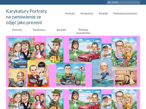 Galeria-krakowska.com karykatury na prezent