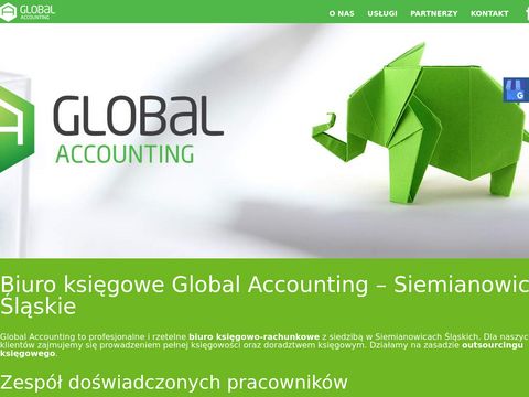 Global Accounting materiały reklamowe