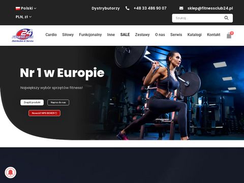 Fitnessclub24.pl wyposażenie