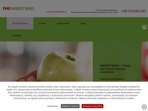 Fhuwarzywko.pl dowóz warzyw i owoców
