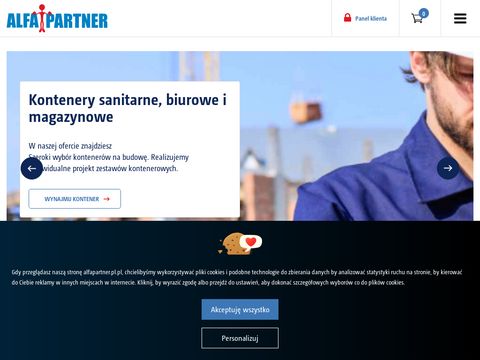 Alfapartner.pl kontenery budowlane