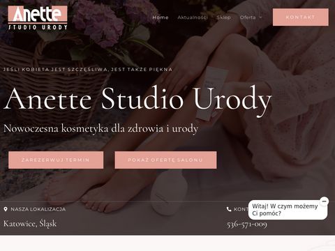 Anette.com.pl salon kosmetyczny