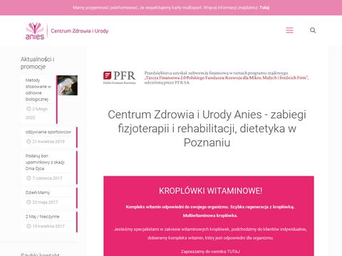 Anies.com.pl rehabilitacja Poznań