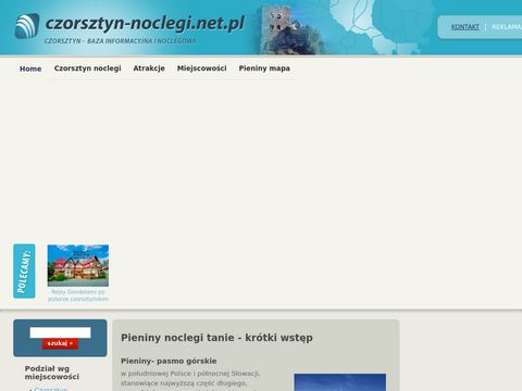 Czorsztyn-noclegi.net.pl baza informacyjno noclegowa