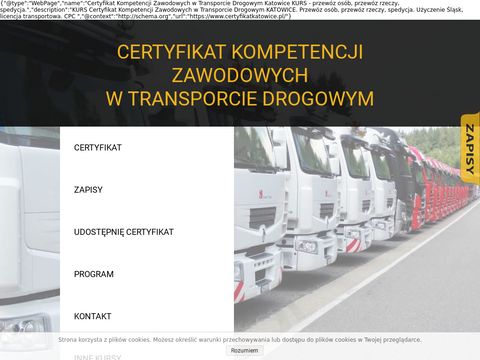 Certyfikatkatowice.pl zawodowych kurs