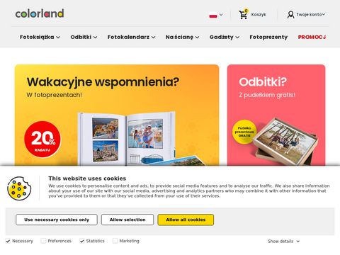 Colorland.pl tanie fotoksiążki
