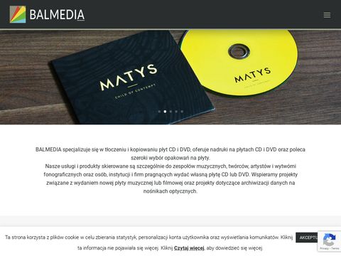 Balmedia.com.pl tłoczenie płyt CD