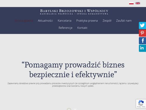 Bob.com.pl umowy kancelaria Warszawa