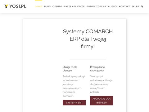 Yosi.pl oprogramowanie ERP dla firm