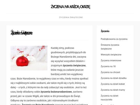 Zyczenia-swiateczne.com.pl gotowe wzory życzeń