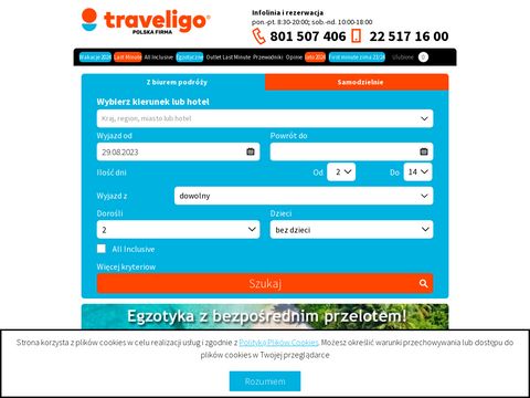 TraveliGo.pl - wakacje all inclusive