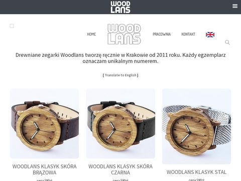 Woodlans.pl zegarki z drewna