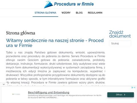 Procedurawfirmie.pl faktura proforma