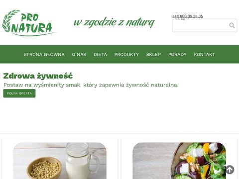 Pronatura.com.pl - produkty sojowe