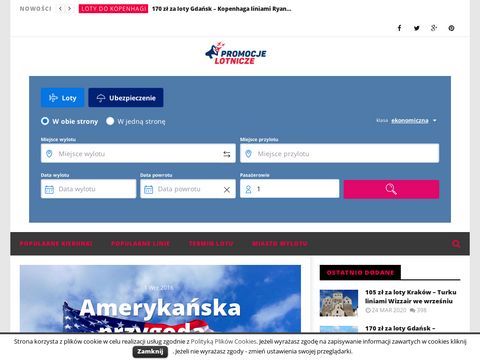 Promocjelotnicze.com.pl najlepsze ceny lotów